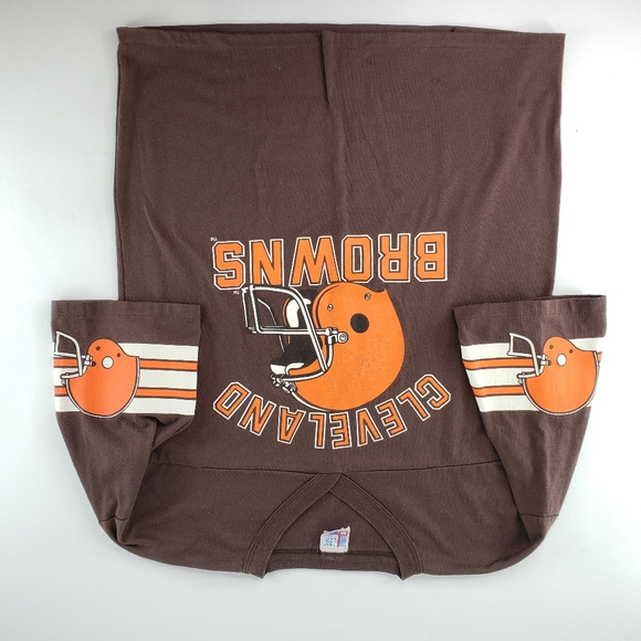 Vtg NFL Cleveland Browns T-Shirt 80s Single Stitch - Picture 6 of 8